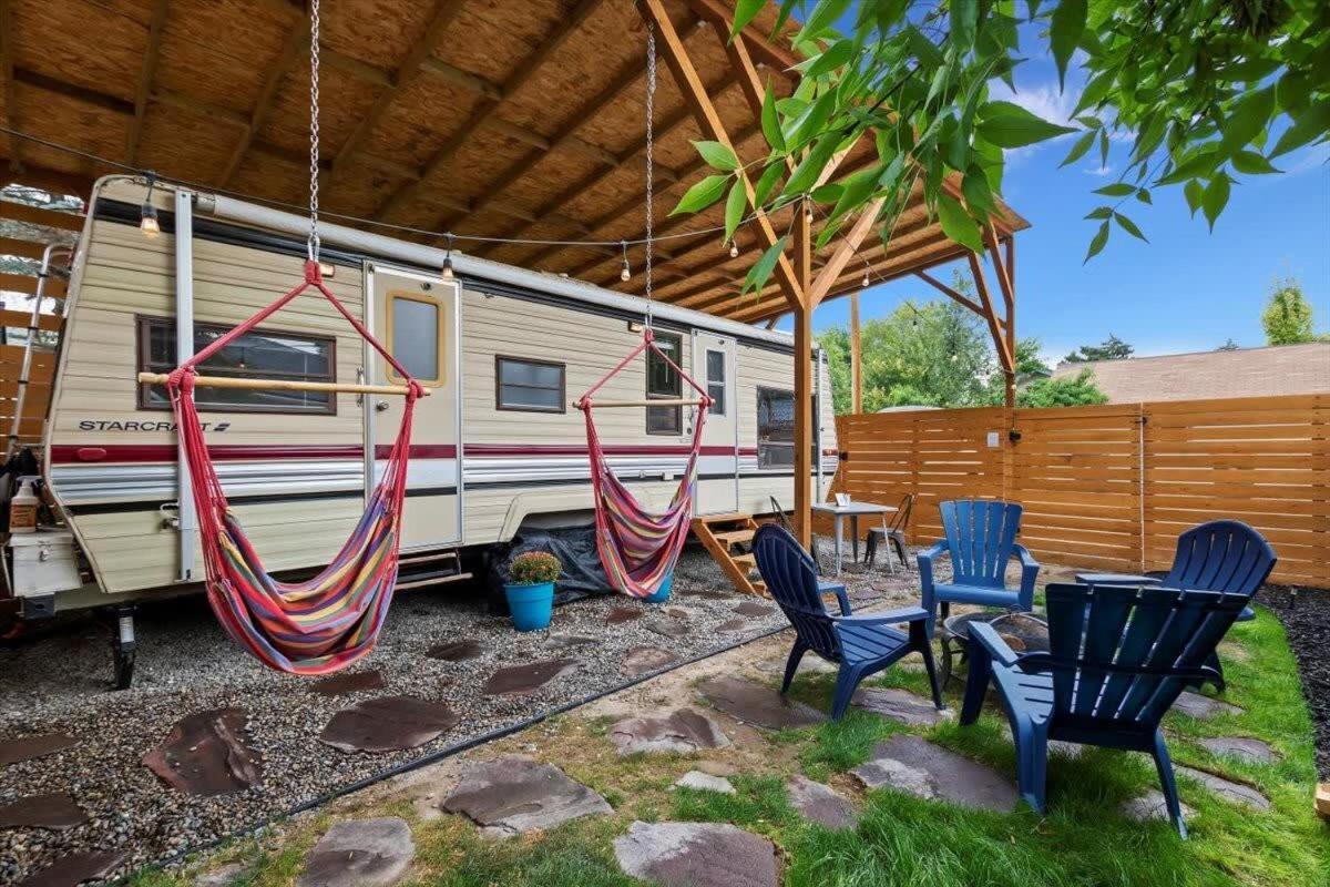 #Stayinmydistrict Twin Falls Backyard Glamper Extérieur photo